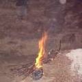 accensione fuoco nell'essiccatoio di Umberto