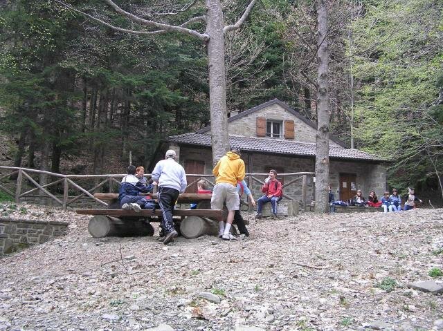 sosta al rifugio bagnadori